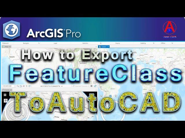 ArcGIS Pro:  Export Feature Class to AutoCAD| Export gdb to AutoCAD in ArcGIS Pro|By JastGIS