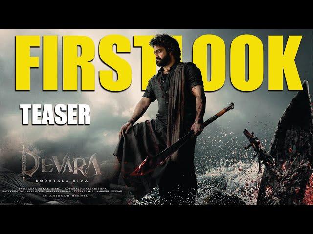 Devara First Look Teaser | NTR | Yuvasudha Arts | NTR 30 Title Firstlook | AMC Updates |