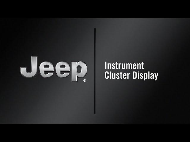 Instrument Cluster Display | How To | 2021 Jeep Wrangler