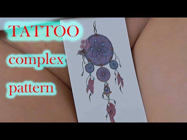 temporary tattoos ｜complex pattern 013