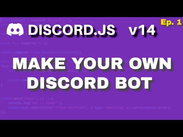[2024] How To Make A Discord Bot For Beginners | Complete Setup | Discord.js v14