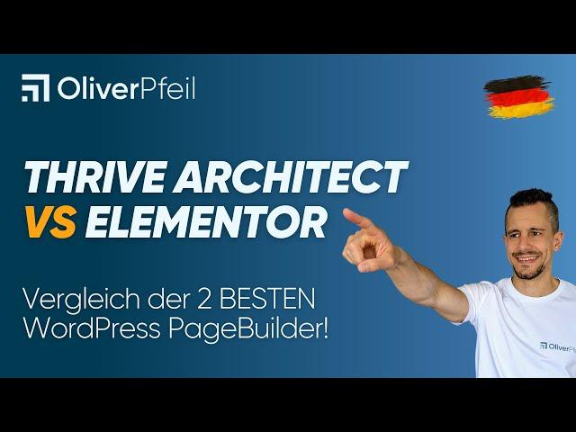 Thrive Architect VS Elementor   - der große Vergleich 