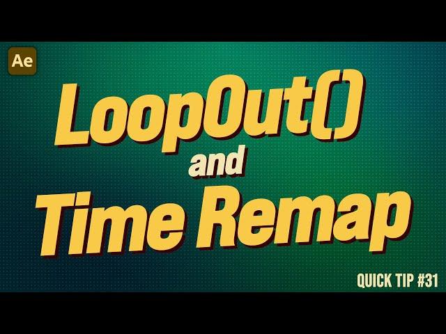 Loop Anything in After Effects with this Expression! -  Tutorial - Time Remap - Loop Out