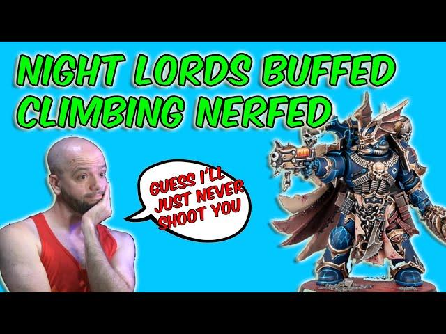 Kill Team NEW FAQs Night Lords OP, climbing nerfed, rerolls buffed