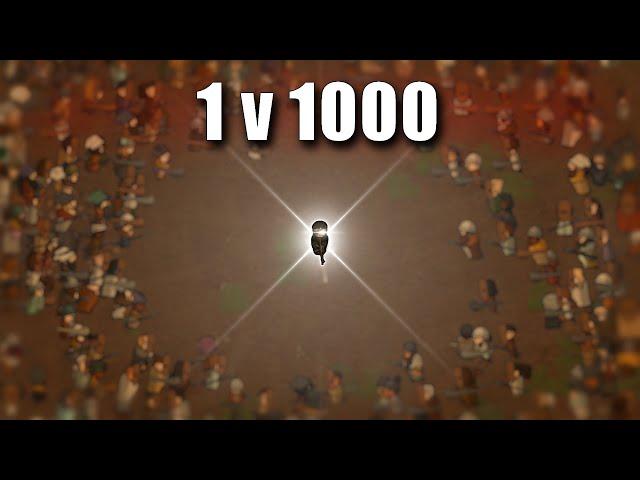 Can I SOLO 1,000 RAIDERS? - 1,000 Sub Special | RimWorld