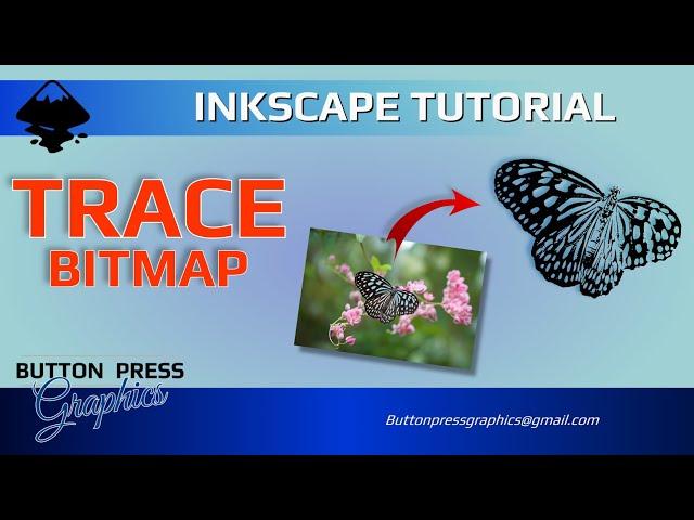 Using TRACE BITMAP In INKSCAPE 1.3