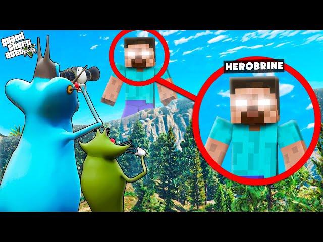 GTA 5 : Oggy Found Herobrine In Los Santos