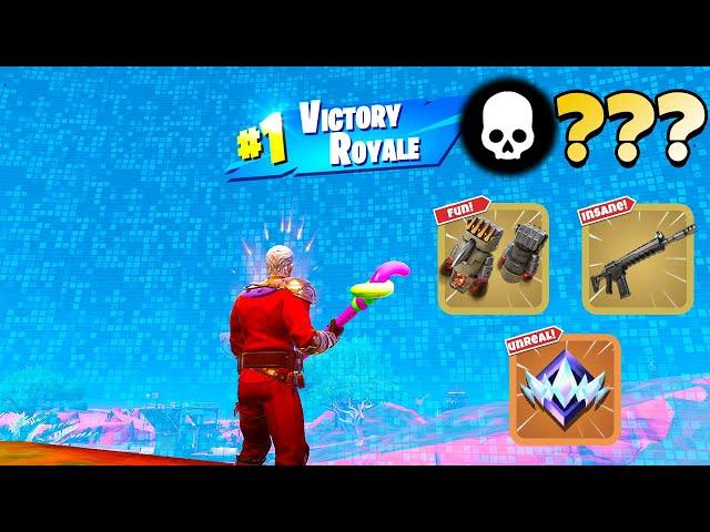 High Elimination Unreal Ranked Solo Zero Build Win Gameplay (Fortnite Chapter 5 Season 3)