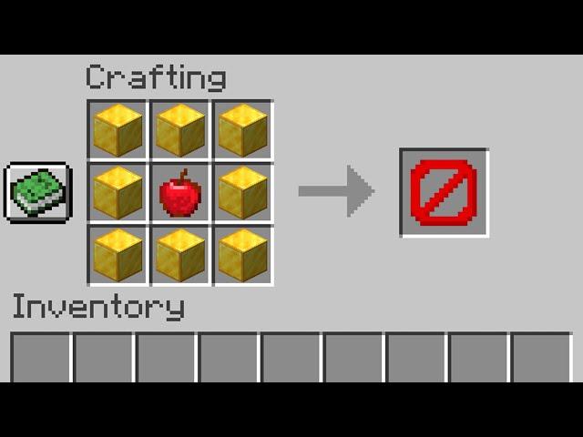 Why Can't You Craft an Enchanted Golden Apple?