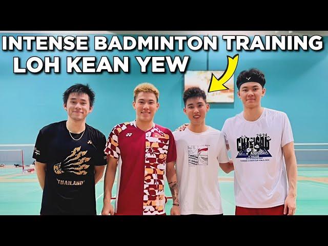 Inside Loh Kean Yew Intense Badminton Training : Secrets of a World Champion