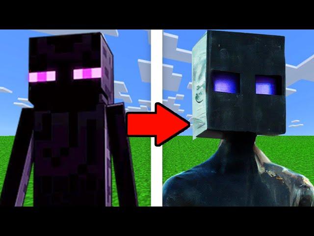 I Made Minecraft Mobs in REAL LIFE...