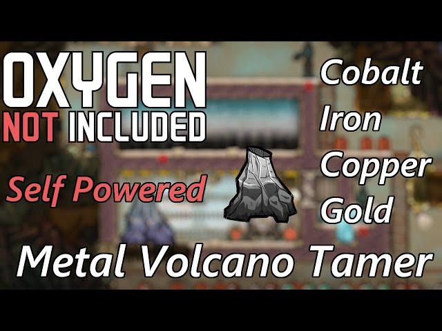 Self-Powered Submerged ST Metal Volcano Tamer - Cobalt Iron Copper or Gold - Oxygen Not Included