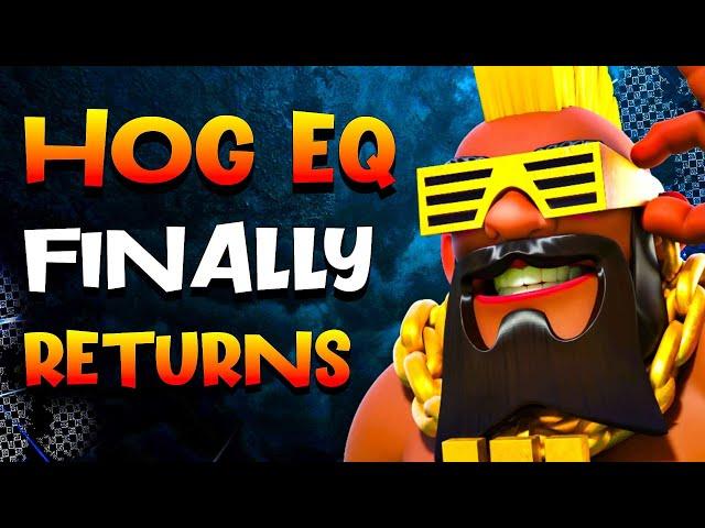 The *GREATEST* Hog EQ Deck is BACK in Clash Royale!