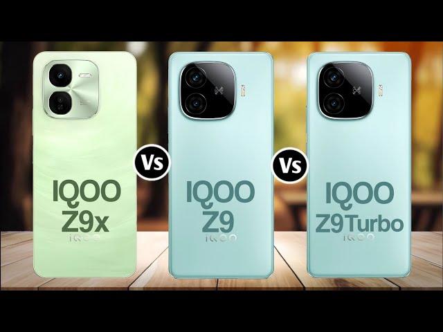 Iqoo Z9x Vs Iqoo Z9 Vs Iqoo Z9 Turbo