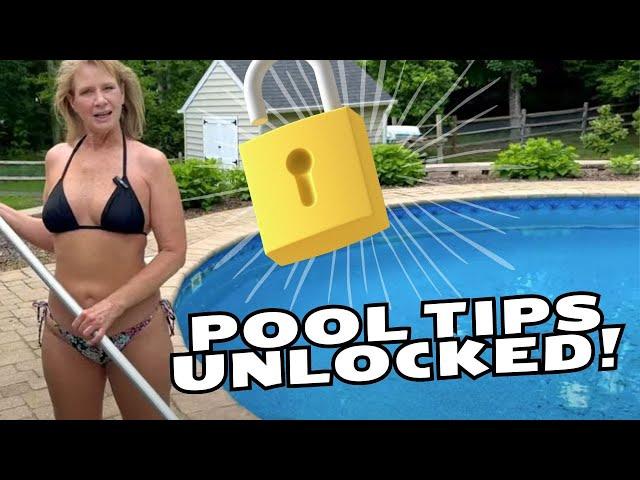 How to Easily Open your pool and keep it clean easily all season with these 3 Essential Tools!