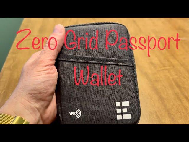 Zero Grid Passport Wallet Review