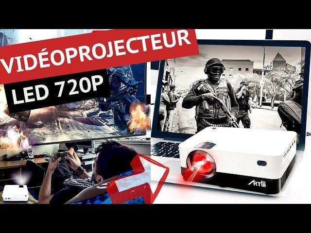 ARTLII H3 | TEST DU NOUVEAU VIDÉOPROJECTEUR LED 720P A PETIT PRIX !!!