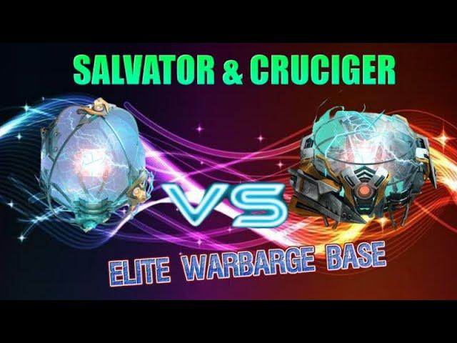 War Commander Salvator & Cruciger VS Elite Warbarge Base.