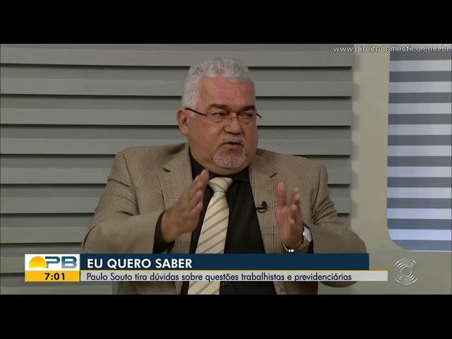 O desligamento de Paulo Souto ao vivo da TV Cabo Branco