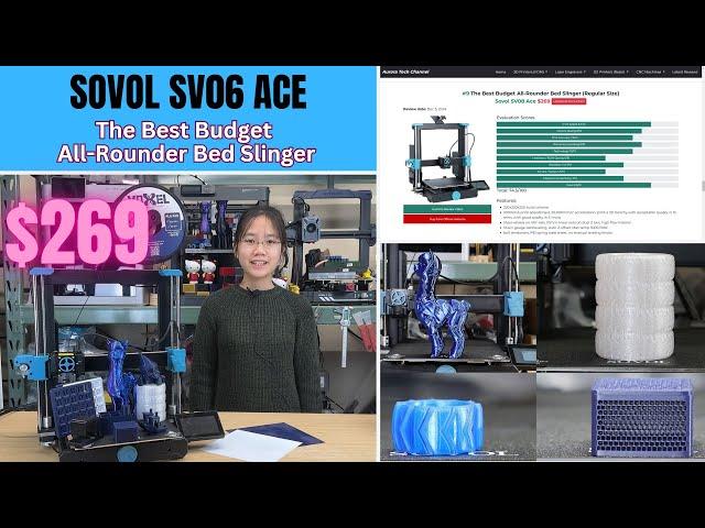 Sovol SV06 Ace 3D Printer: A Feature-Packed, Affordable All-You-Can-Eat Buffet of 3D Printing