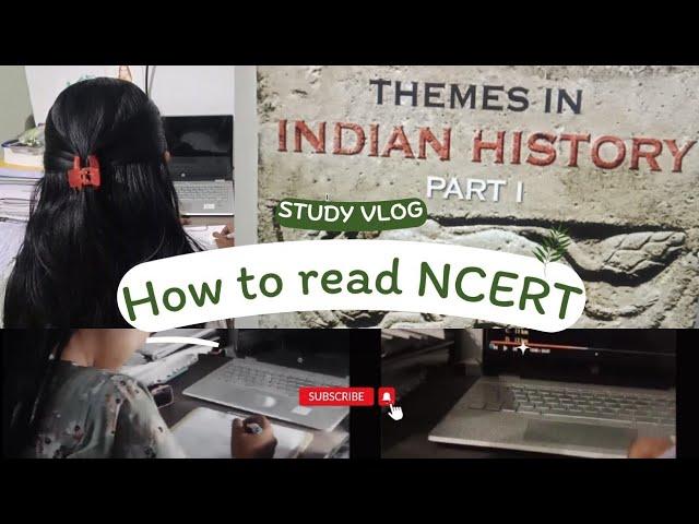 UPSC Study Vlog HOW TO READ NCERT...#vlog#viralvideo#study#trending#howto