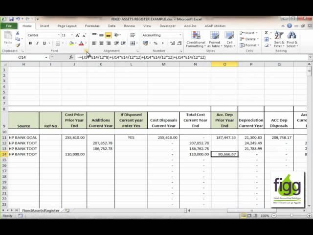 FIXED ASSETS REGISTER