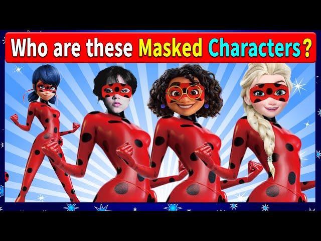 Who are these Masked characters Guess the Wednesday & Dizney Character Quiz