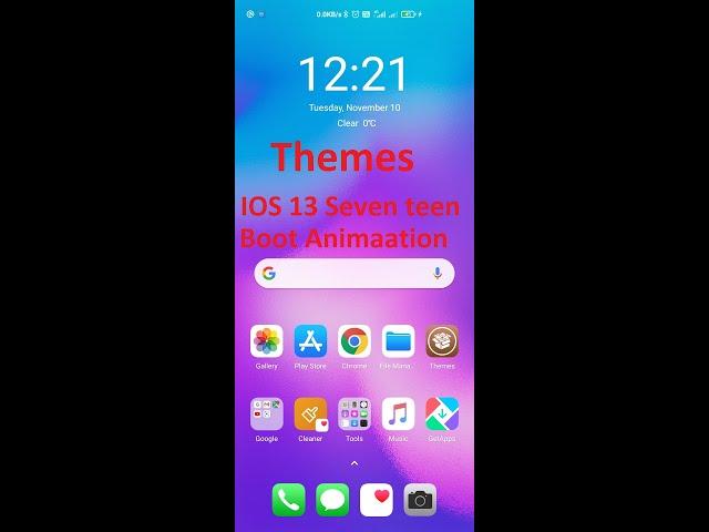 Install Apple Boot Animation Xiaomi Phone Themes 1