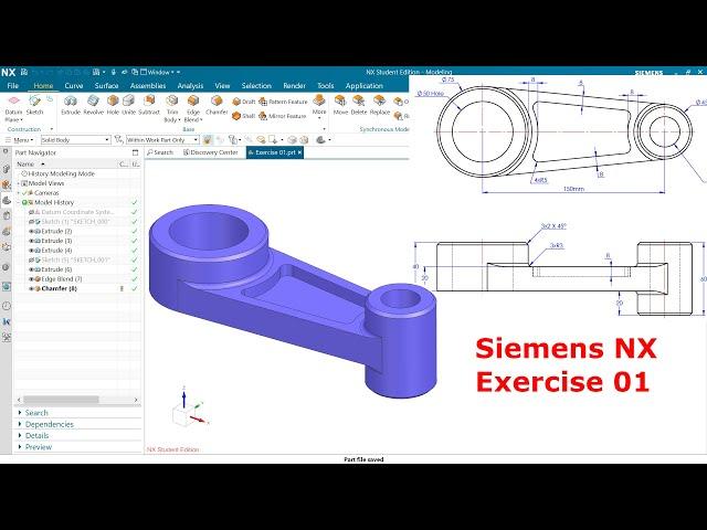 Siemens NX 2206 Tutorial Exercise 01