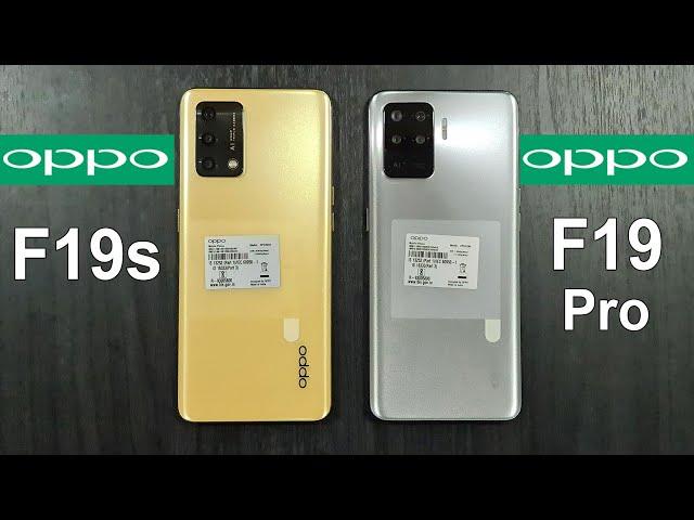 Oppo F19s Vs Oppo F19 Pro Speed Test | Camera Test