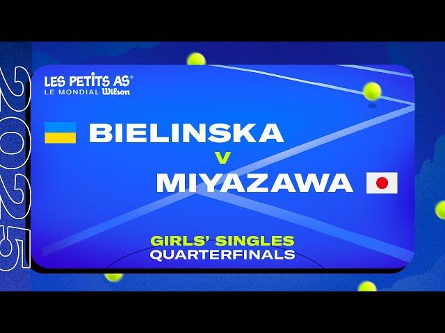 Les Petits As 2025 | Girls Singles Quarterfinals | Sofiia BIELINSKA vs. Sakino MIYAZAWA