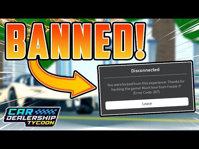 This Glitch Will Get You BANNED in Car Dealership Tycoon!! (SERIOUS!)