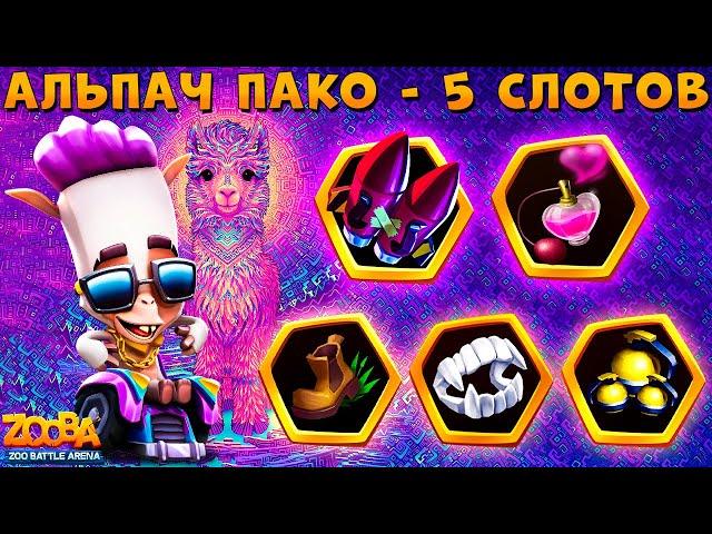 5 СЛОТОВ ОТКРЫТЫ - ТЮНИНГ АЛЬПАКИ ПАКО В ИГРЕ ZOOBA