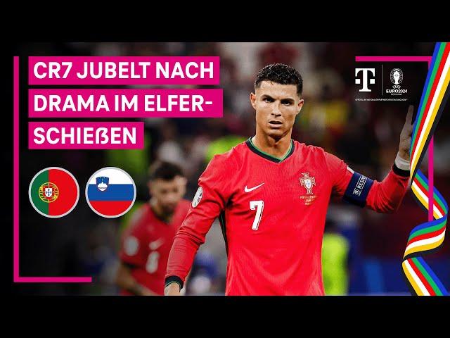 Portugal - Slowenien, Highlights mit Live-Kommentar | UEFA EURO 2024, Achtelfinale | MAGENTA TV