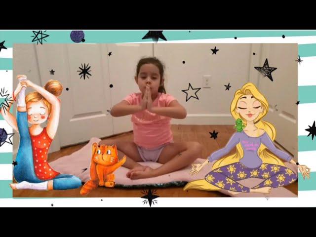 Yoga para niñas.  como hacer yoga para niñas...