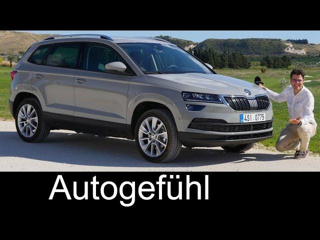 Skoda Karoq FULL REVIEW test 1.5 TSI Style all-new SUV neu - Autogefühl