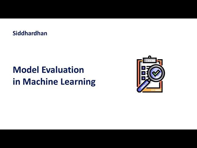 6.9. Model Evaluation in Machine Learning | Accuracy score | Mean Squared Error