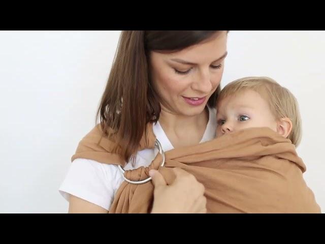 Cómo Portear a tu hij@ toddler con la Bandolera Boba Ring Sling  | Tutorial Completo