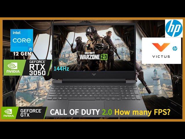 HP Victus Gaming i5 12 gen RTX 3050 4GB Ram 16GB 144 Hz COD 2.0 Game How many FPS | Shan Gamer