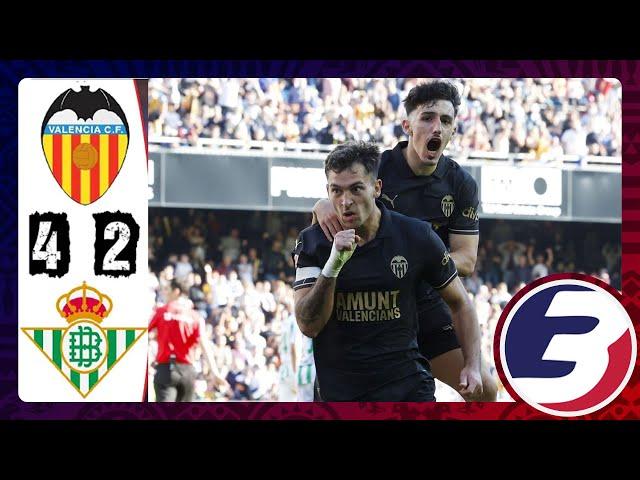 6 MINUTES 3 GOALS | FULL HIGHLIGHTS: VALENCIA 4-2 REAL BETIS | ALL GOALS | LA LIGA 2024/2025