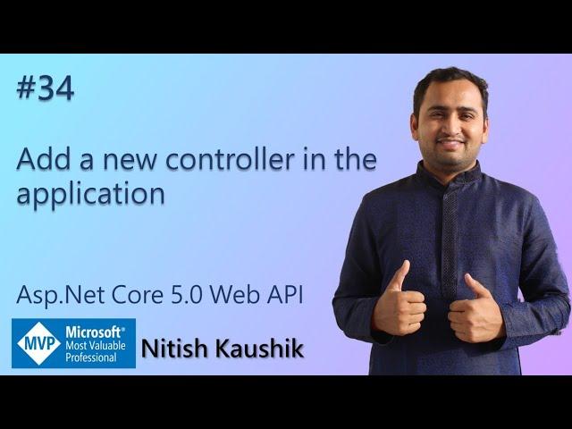 Add a new controller in the application | ASP.NET Core 5.0 Web API Tutorial