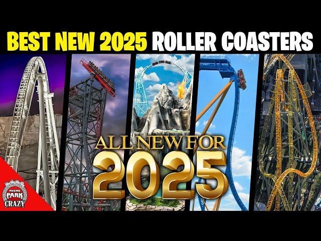 Top 25 Most Anticipated NEW 2025 Roller Coasters