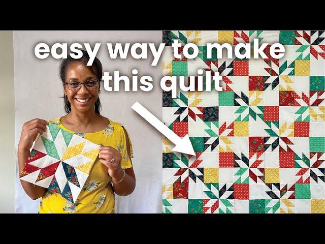 Scrappy Hunter Star Quilt Tutorial  Make This Complicated-Looking Pattern EASY With HST's