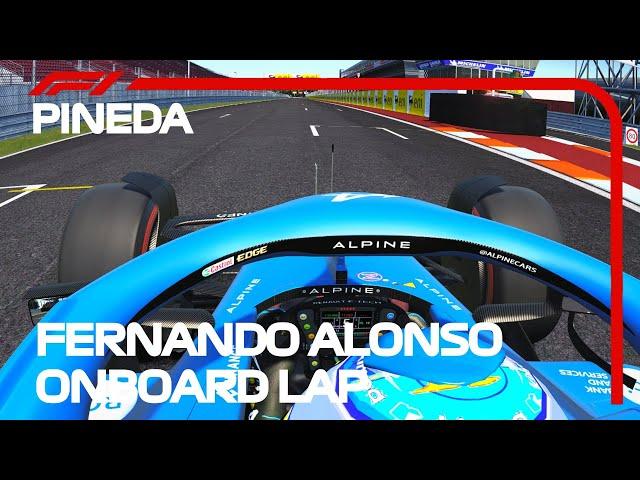 F1 2022 Fernando Alonso Onboard Lap PINEDA Assetto Corsa