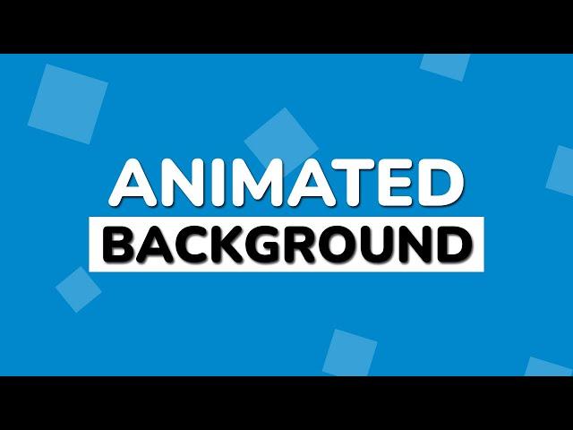 Animated Background with Pure CSS and Html | No Javascript no Jquery