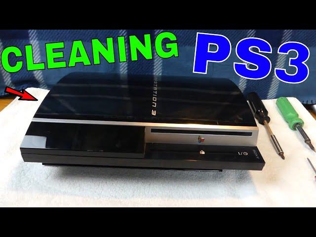 HOW TO: TAKE APART/CLEAN DIRTY PS3!