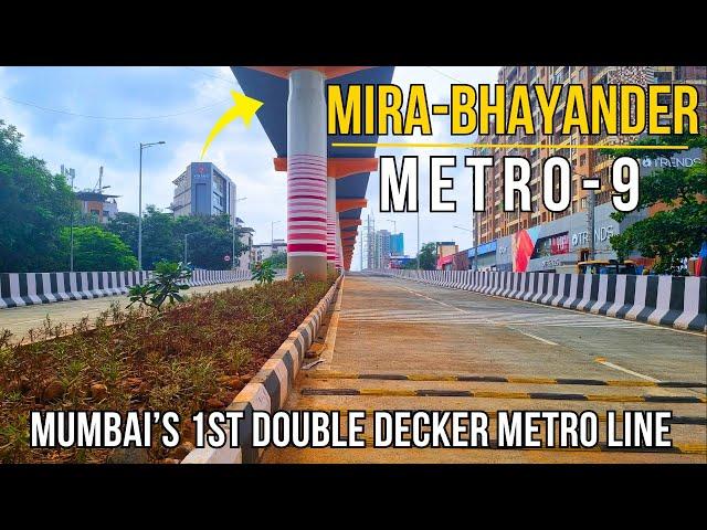 Opening Soon! Mira-Bhayander Metro Line 9 Integrated Flyover | Mumbai Metro 9 Update