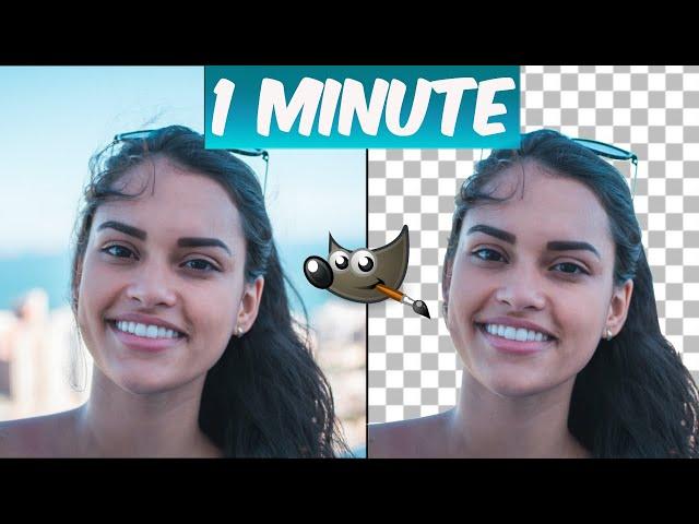 3 Quick Ways to Remove Background with GIMP 2023 | Transparent Background