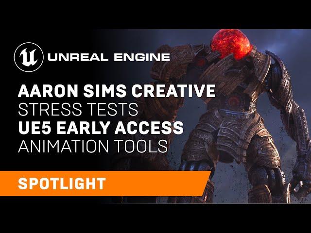 Aaron Sims Creative Stress Tests UE5 Early Access Animation Tools  | Spotlight | Unreal Engine