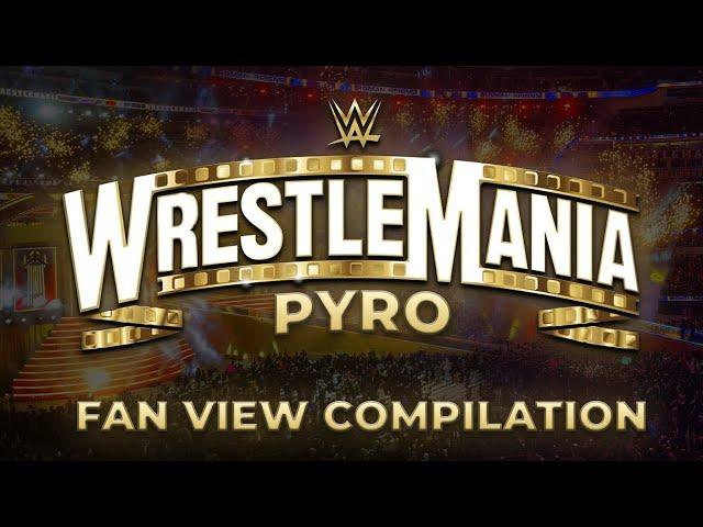 WWE WrestleMania 39 Pyro Compilation [4K]